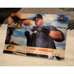 Frank Thomas, White Sox, 1997 Pinnacle, Denny's Baseball Card